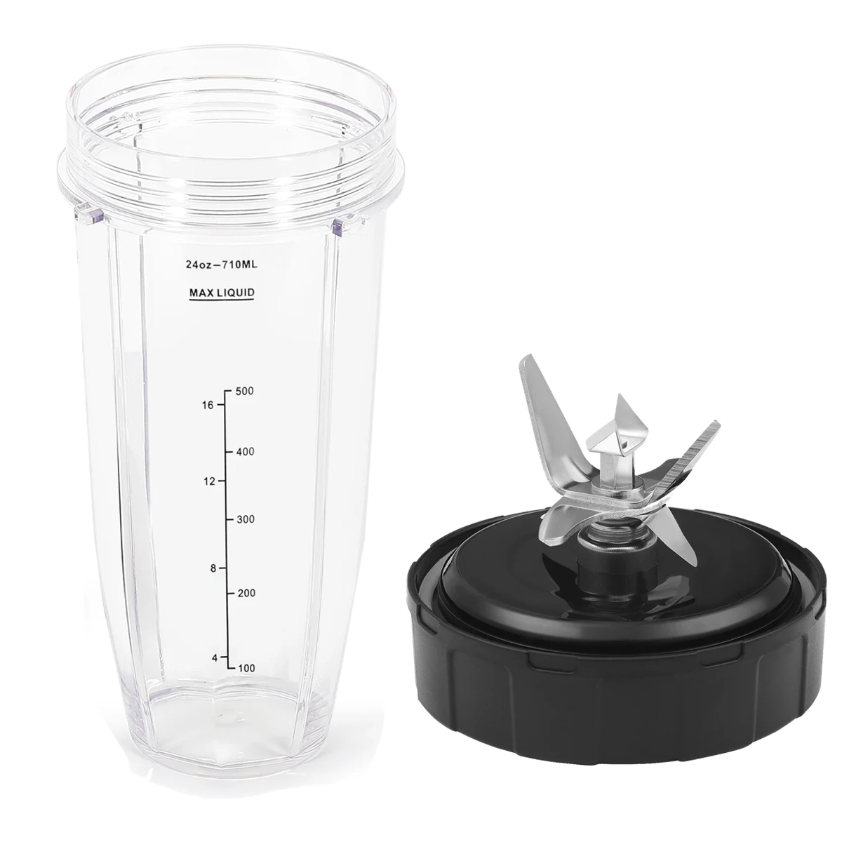 

7 Fins Blade for Ninja SS101/ SS101Q/ SS150/ SS151 Blender Series 24oz Cup Set Replacement Accessories