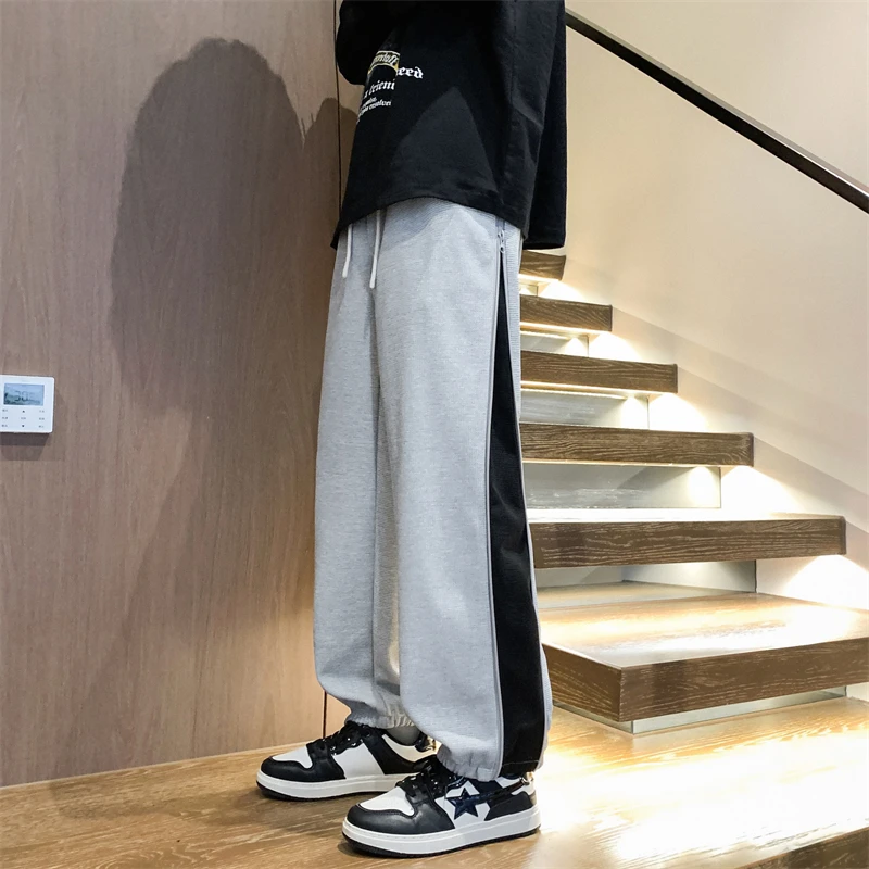 Big Size Men Pants High Quality Brands Sport Trousers Jogger Man New in Korean Popular Clothes Baggy Casual Harem Men's Clothing