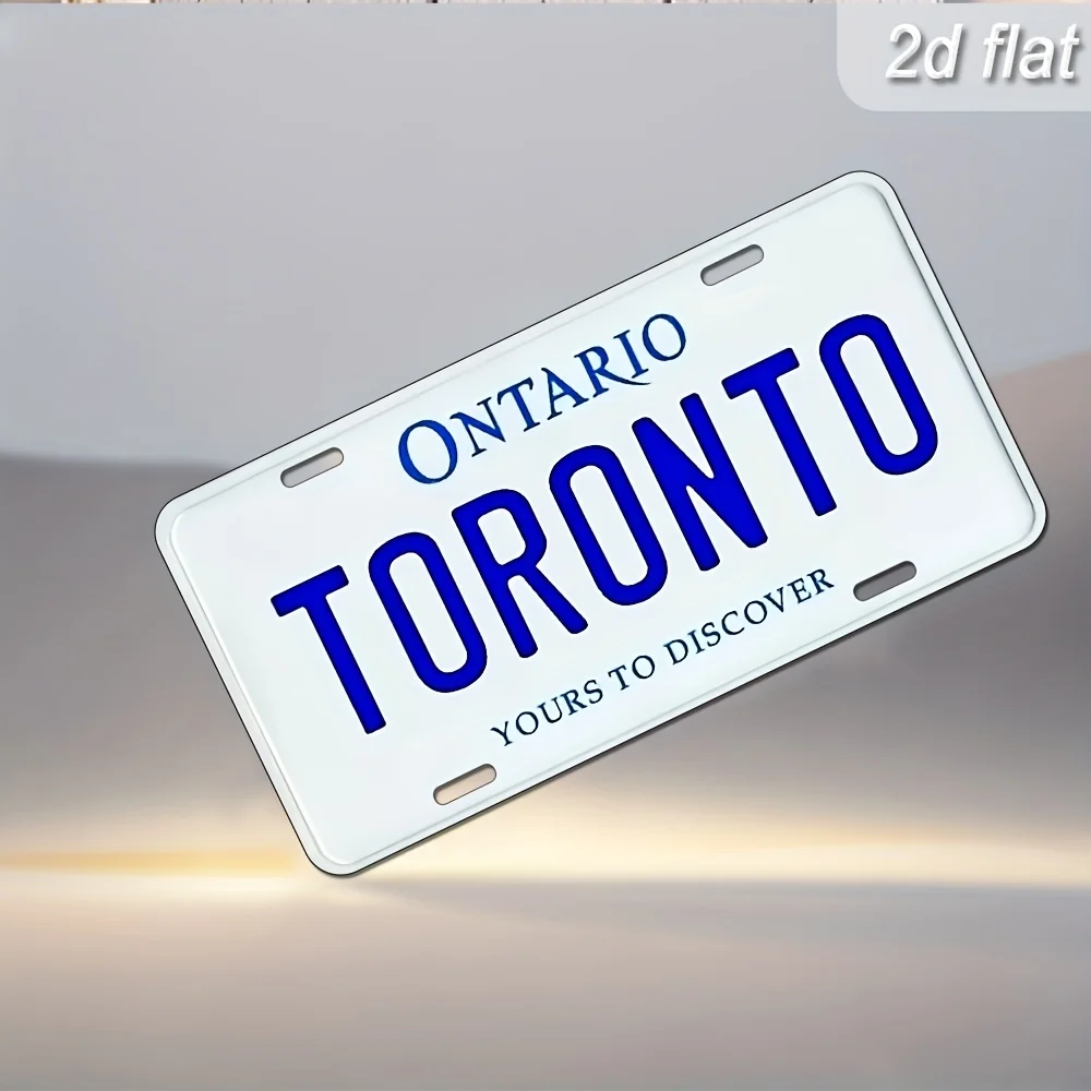 Victorian Era Ontario Toronto Metal Sign,Pre-Drilled, Dustproof & Waterproof | Classic Home, Cafe, Bar, Restaurant&Club Wall Art