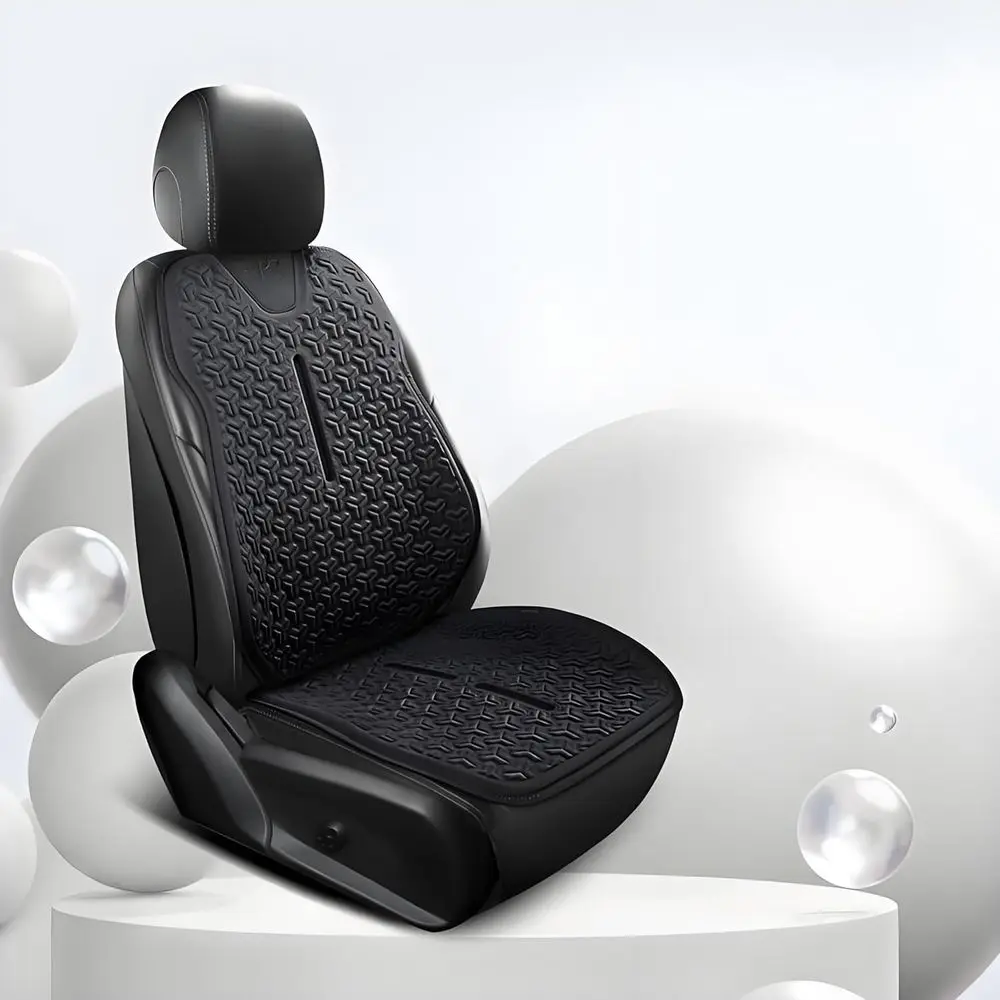 

Car Seat Cover for Cars - Soft - for All Season- Front Car Seat Protector Covers for Most Automotive, Vans, SUVs, Trucks (Black,