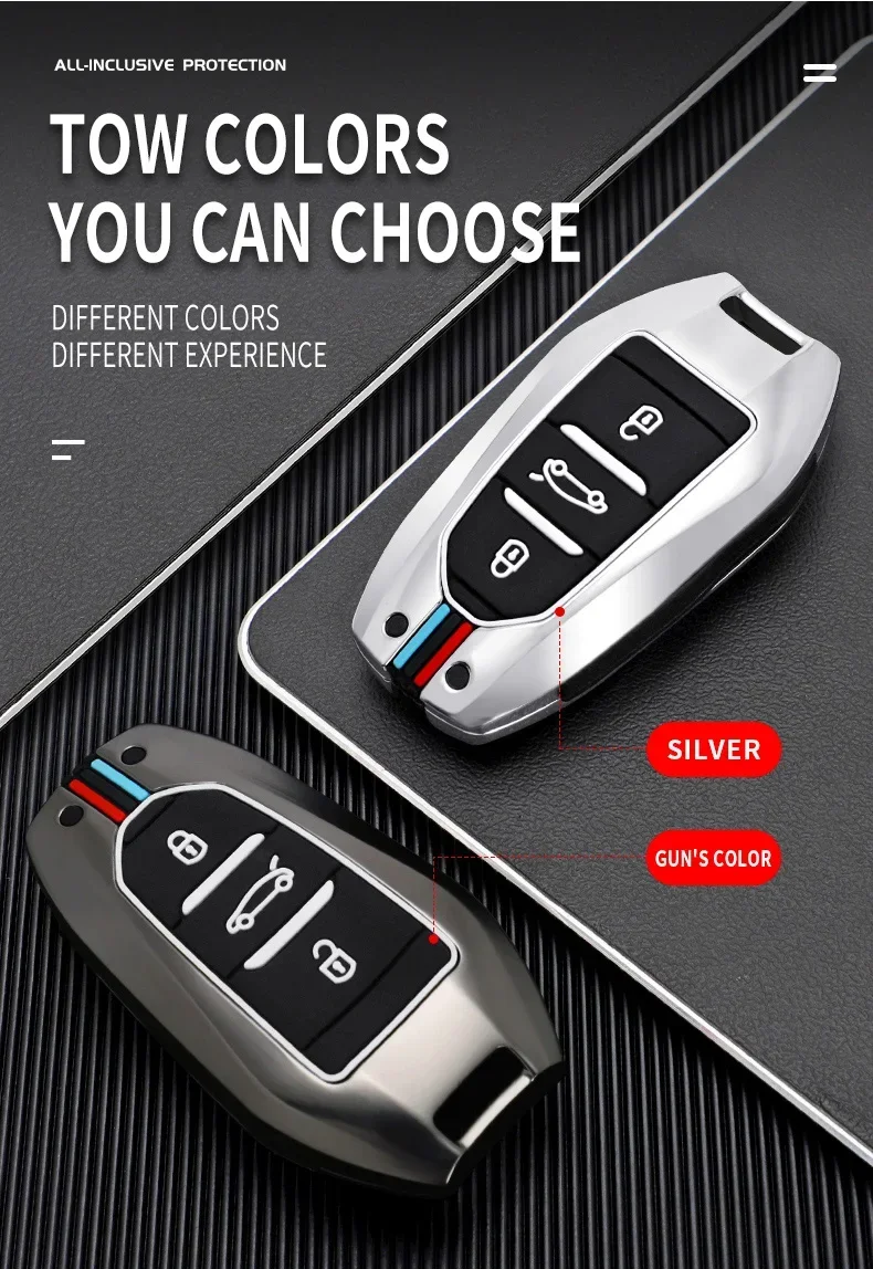 

3-кнопочный откидной чехол для дистанционного ключа автомобиля для Peugeot 208 308 408 508 2008 3008 4008 5008 для Citroen C3 C4 CACTUS C6 C8