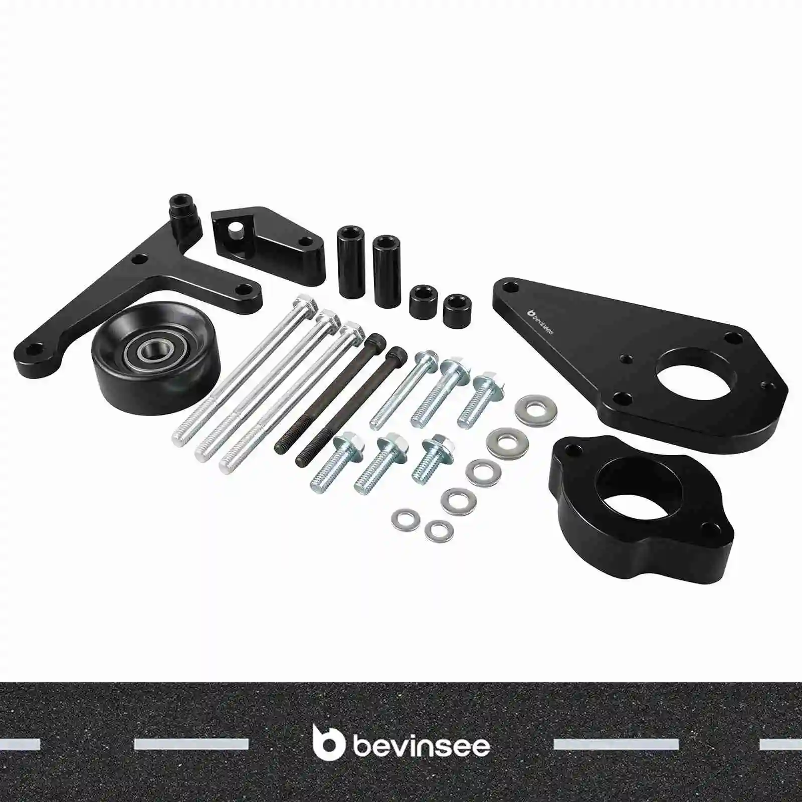 

Комплект кронштейнов гидроусилителя руля и генератора LS Truck с низким креплением для Camaro LS1 1998-2002 гг. (19320094) и генератор