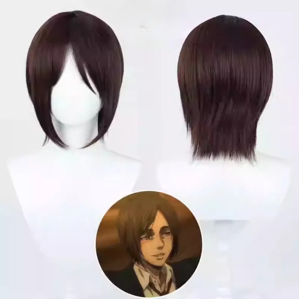 

Атака Титанов Последний сезон Final Chapters Эрен Йегер Косплей Парик Аниме Игры Карнавальная вечеринка Синтетические термостойкие волосы