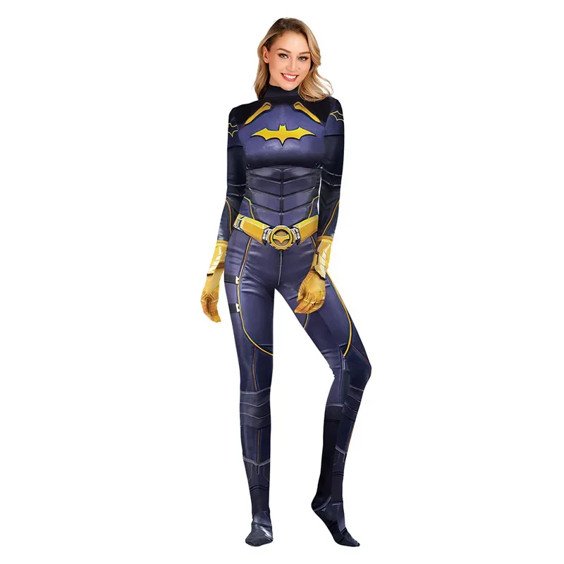 Film Gotham Ridders Nightwing Cosplay 3d Jumpsuit Vrouwen Mannen Bat Cosplay Kostuum Halloween Zenti Party Bodysuit