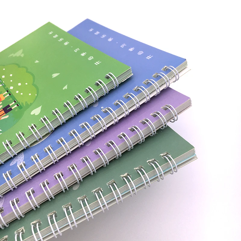 للأطفال الأطفال دفتر المدرسة كتاب مدرسي متزامن تعلم اللغة الصينية الراديكالية بينيين كتب كاملة الألوان كتب تعليمية لعبة هدية