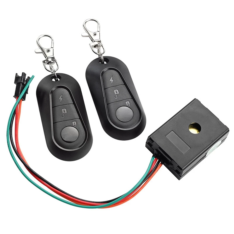 Electric Scooter Replacement Parts Anti-Theft Device 36-72V Universal Multi-Function Remote Control Anti-Theft Lock