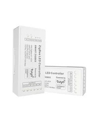 Tuya Zigbee LED Controller Smart APP RGBCCT 15A 5-24V Life 12V 180W Alexa 5CH RGBCW Color Temperature LED Strip Controller