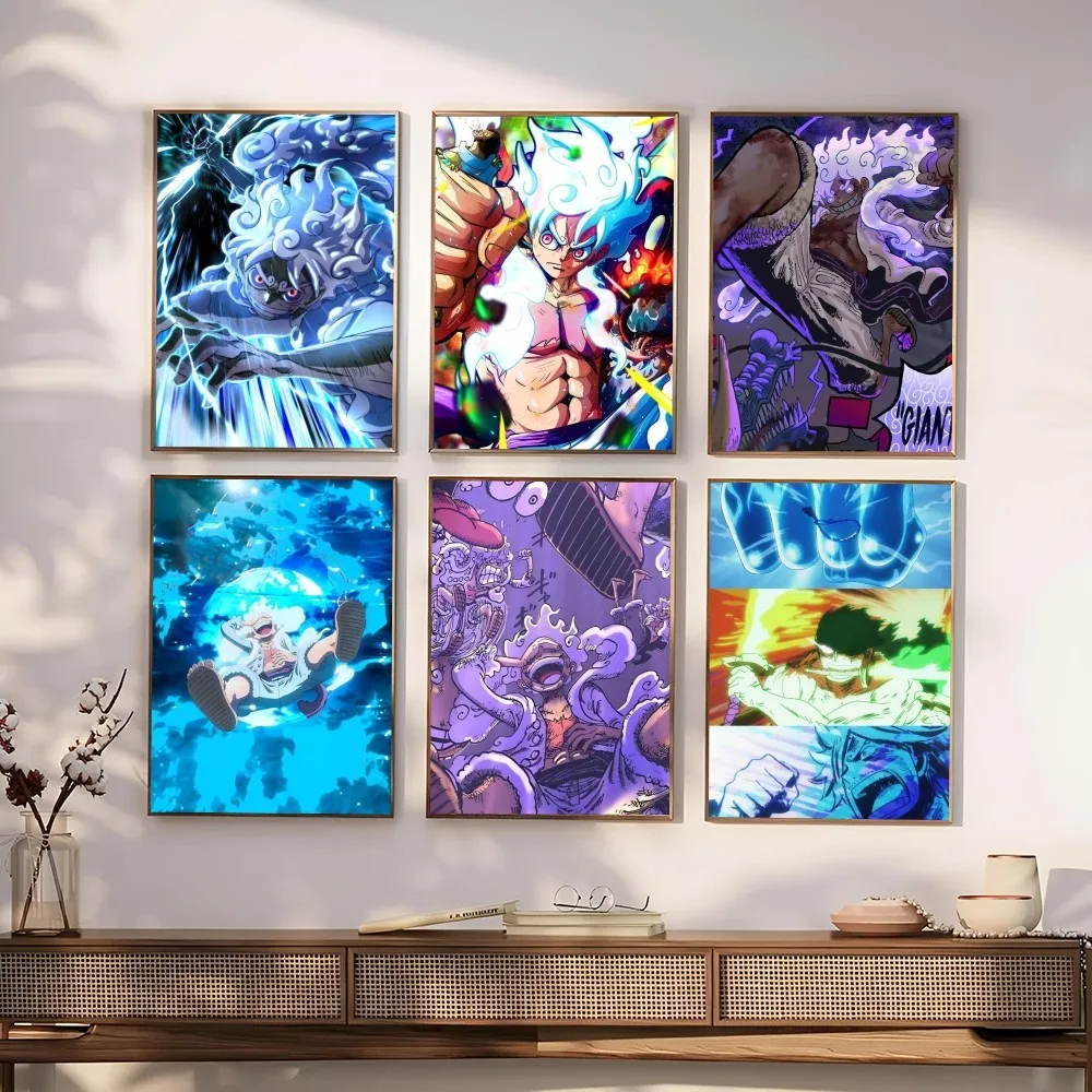 Anime O-one P-piece Poster Paper Print Home Living Room Bedroom Entrance Bar Restaurant Cafe Art Painting Decoration