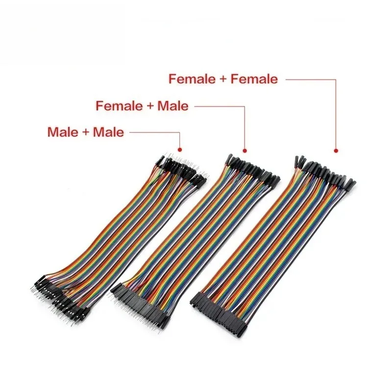 Jumper Wire Set Dupont Line 10cm 20pin DuPont Cables Connection Male to Male Female to Female Male to Female for Arduino DIY Kit