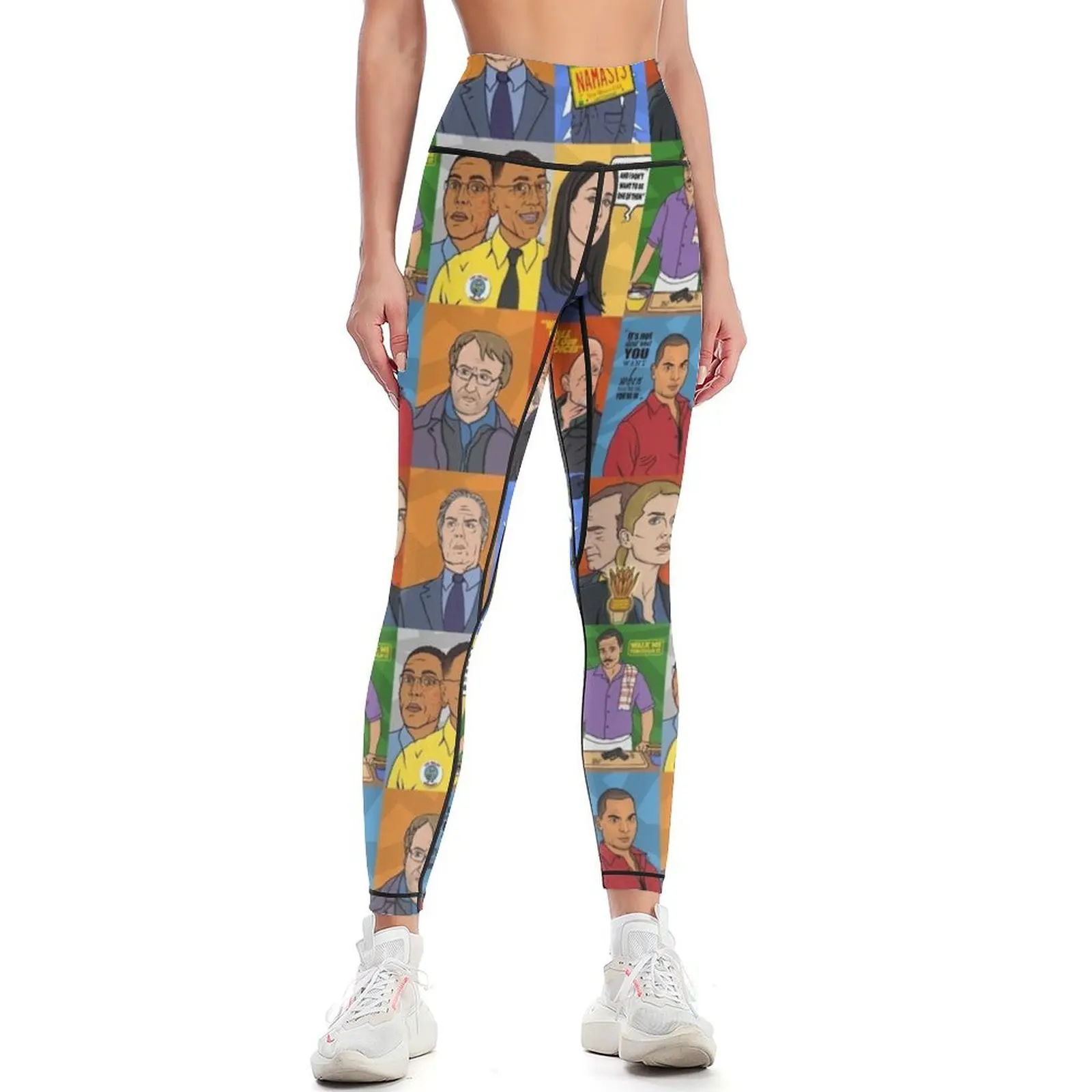 

Better Call Saul Mosaic Characters Leggings sports for push up Women's fitness Women's sportswear Womens Leggings