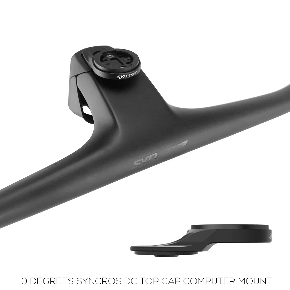 

SYN 0° Top Cap Integration Computer Mount for Garmin/Wahoo/Bryton Fraser iC SL WC/DC/XC Handlebars Cockpit XC Stem 1.5/2