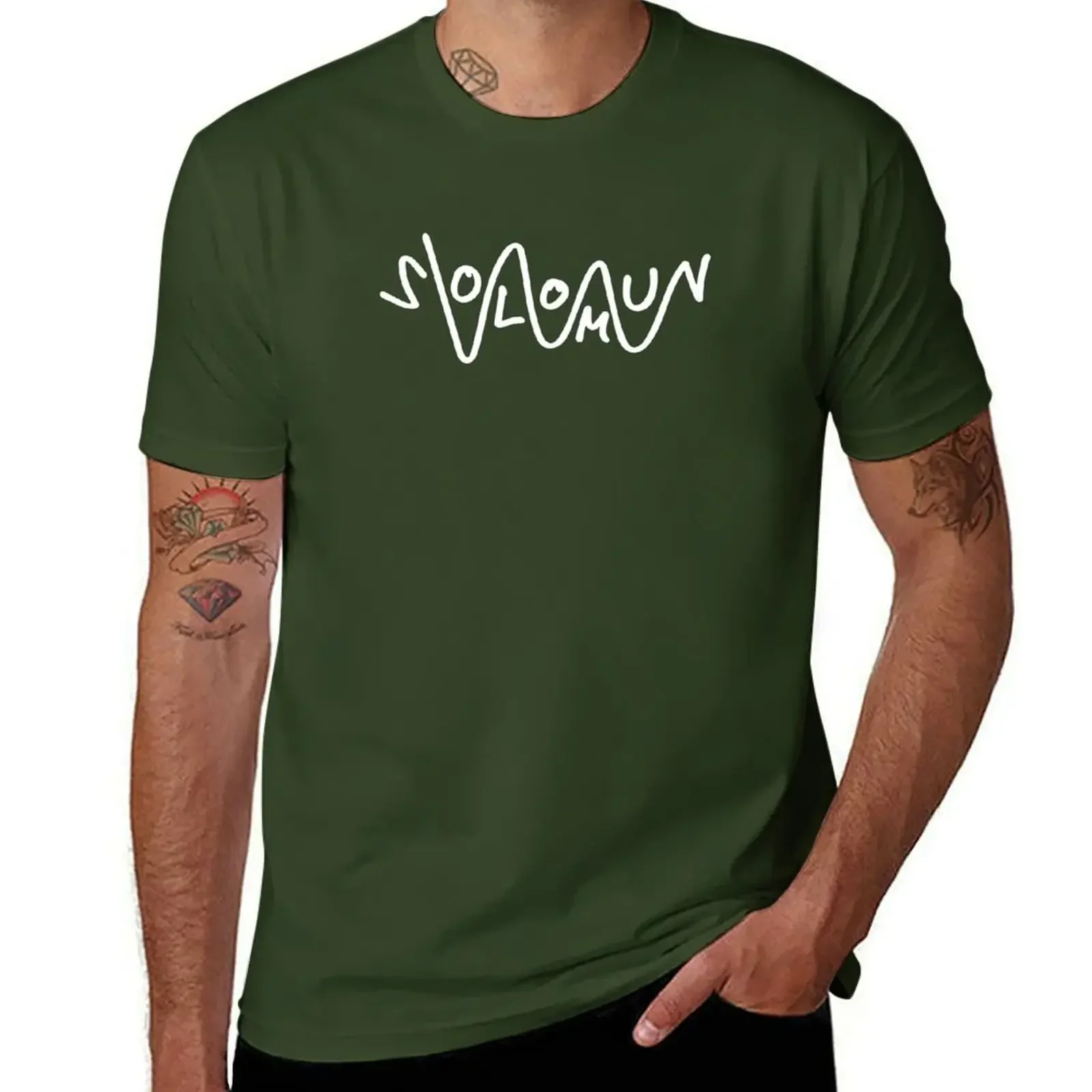 New model Fashionable and Innovative SOLOMUN T-Shirt anime figures man t shirt anime stuff Blouse mens tall t shirts