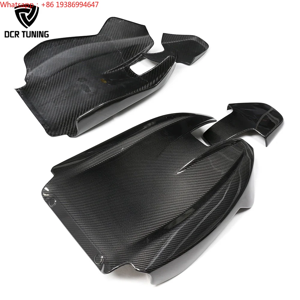 For F93 M8 Dry Carbon Fiber Seat Back Cover for BMW G80 G81 M3 Real Carbon Interior Trims 4 PCS/SET Stick on