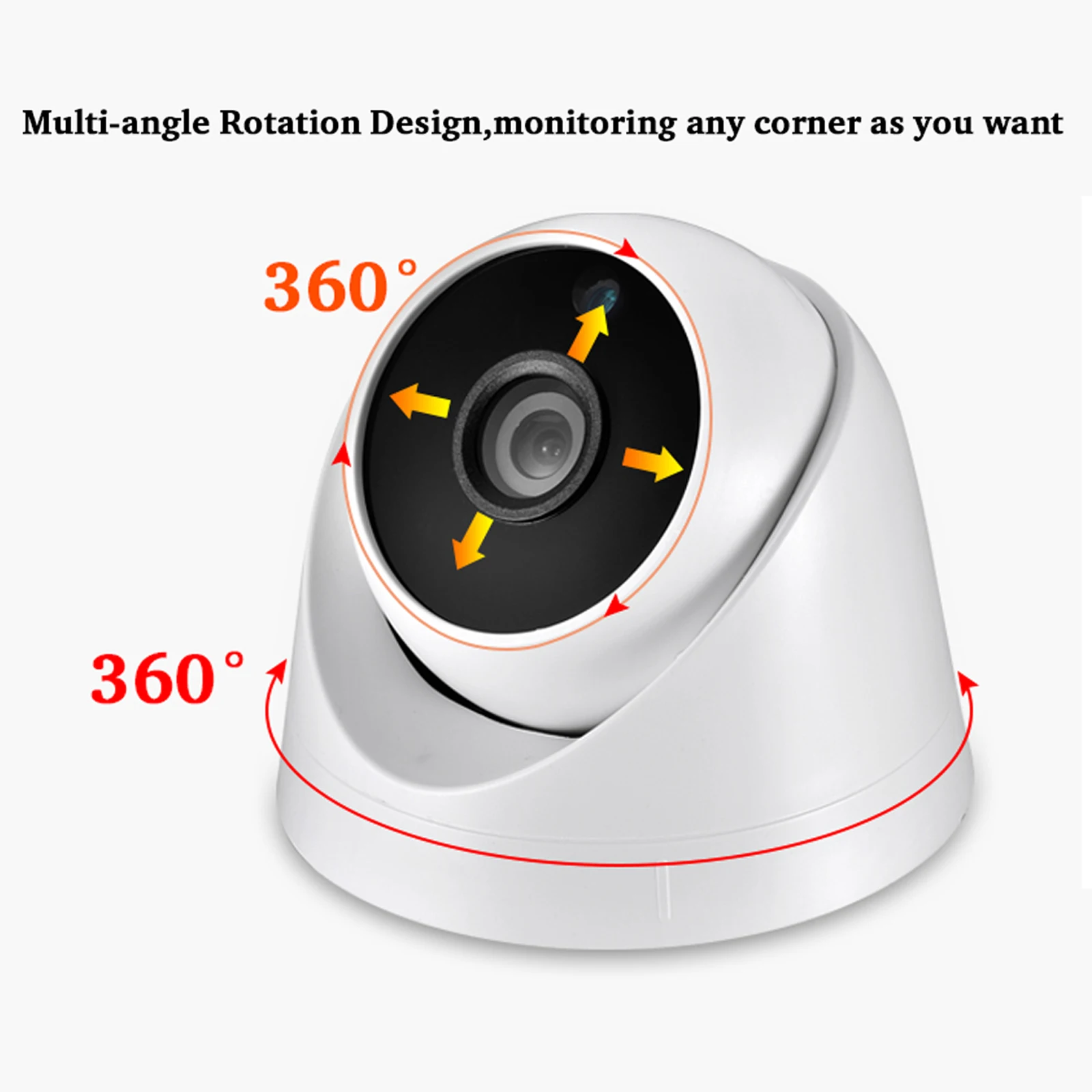 Gadinan Infrared AHD 5MP 1080P 720P wide-angle 2.8mm lens CCTV indoor BNC AHD mini dome camera