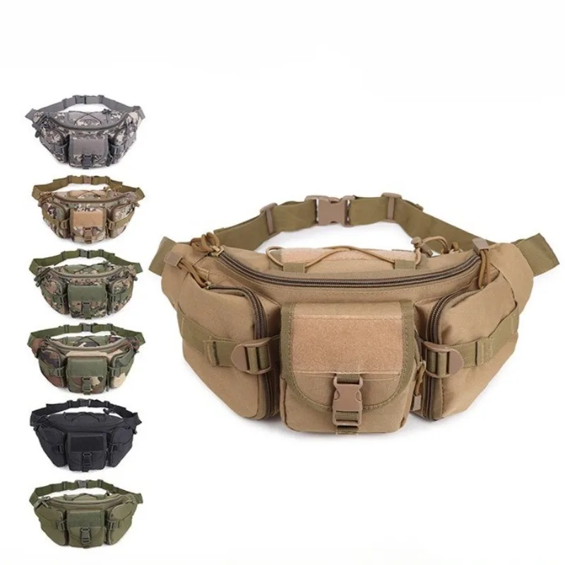 

Adventure-Ready Military Waist Bag: Ultimate Travel Companion for Hiking, Running & Leisure Men's Crossbody Chest Pack
