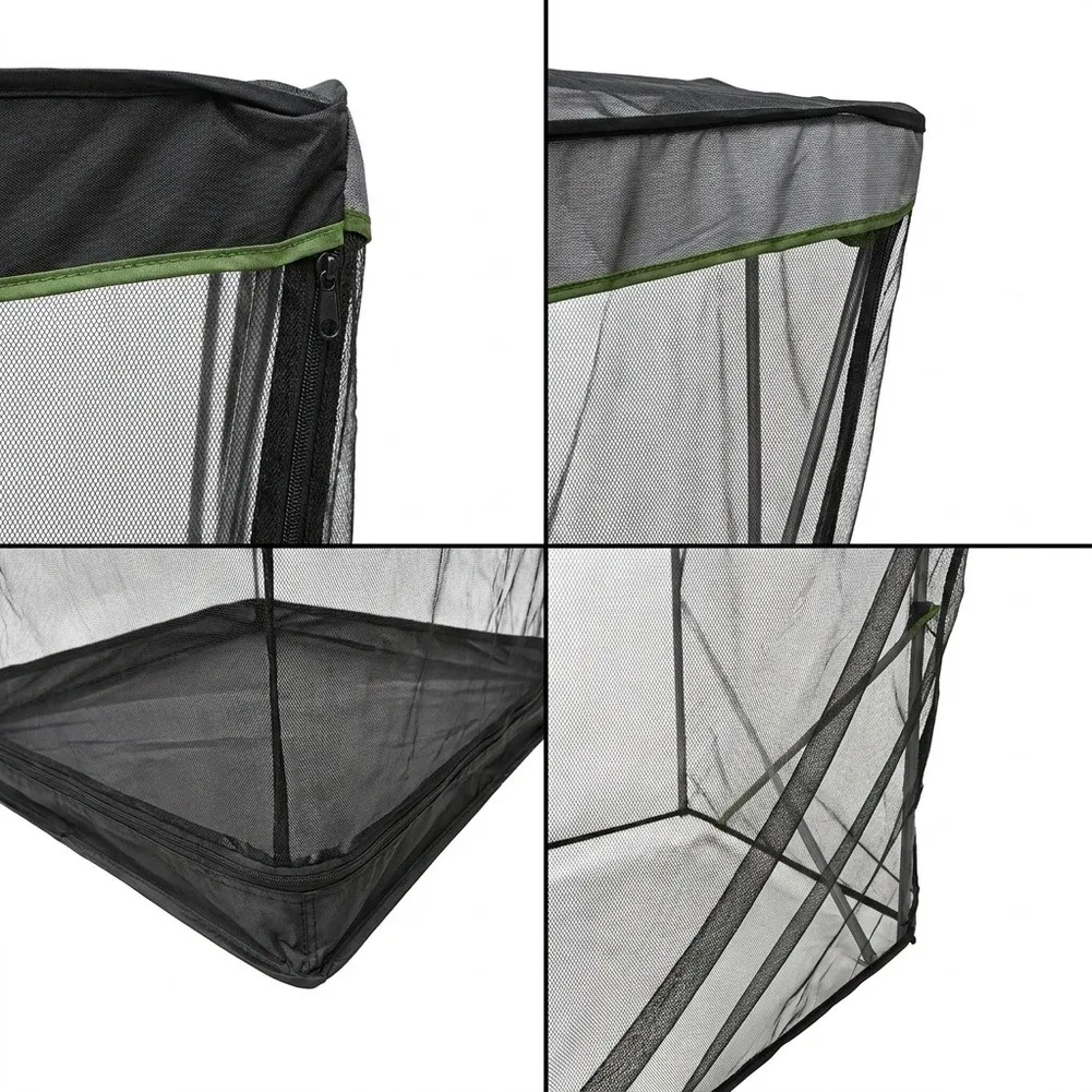 UV-Resistant Mesh Cover for Canopy Chair with Insect-Blocking Capability Suitable for Hiking Backpacking and Yard Use