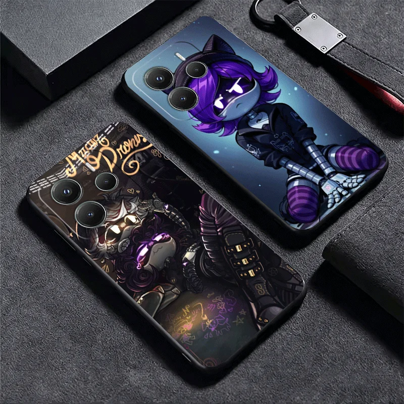 M-Murder D-Drones Uzi Doorman Silicone Phone Case for Xiaomi Redmi Note 11 12 13 14 15 Pro Plus 11S 12S 11T 11E 10S Black Soft C