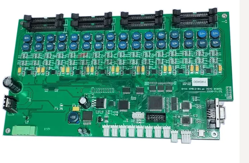 BYHX printer 8 heads KM512 carriage board for twinjet Allwin Xuli Human printer Konica 512 printhead board