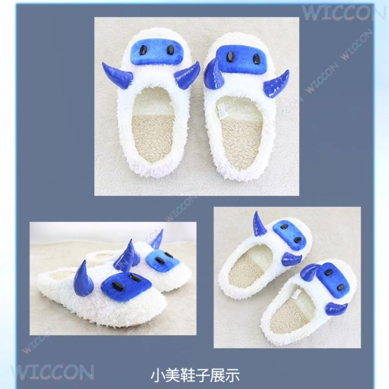 ميلينغ تشو أكثر من مشاهدة بيجامي مي تأثيري أحذية النساء الشتاء فروي النعال هالوين كرنفال الفتيات #3