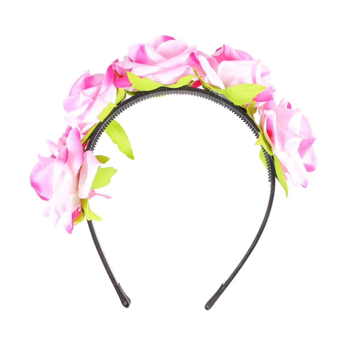 

1pc Band Hair Accessories Band Women Headdress Rose Headband Rose Women Headdress Headband For Hair Styling