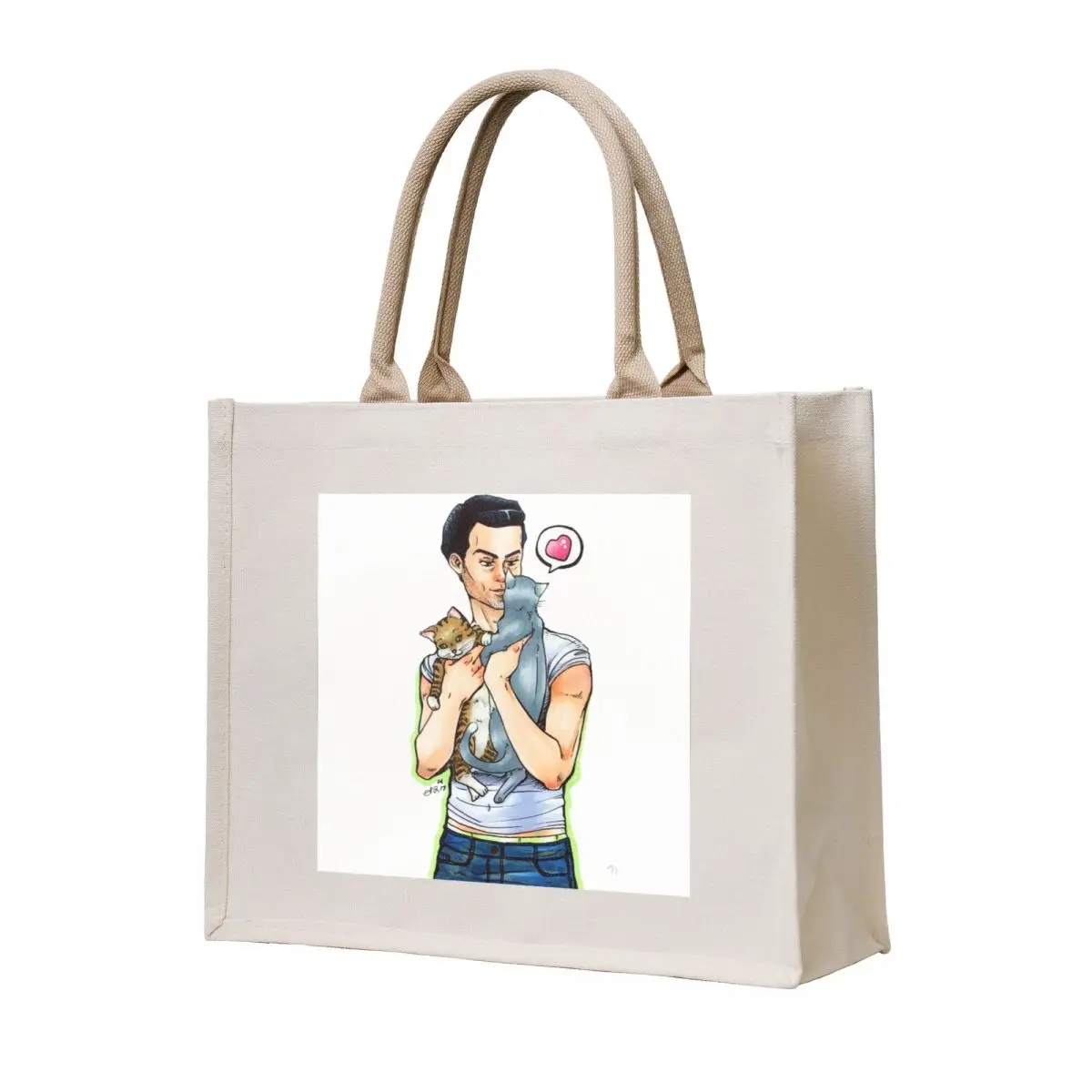 

moriarty loves cats Tote Bag reusable grocery bags tote bag women Gift bags