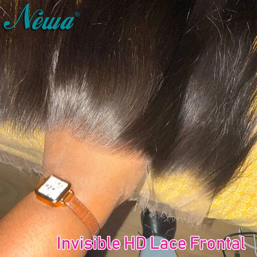Newa Hair 13x6 Skinlike Real HD Lace Frontal Melt Skins 100% Human Hair Closure 7x5/5x5 HD Lace Closures Pre Plucked For Women