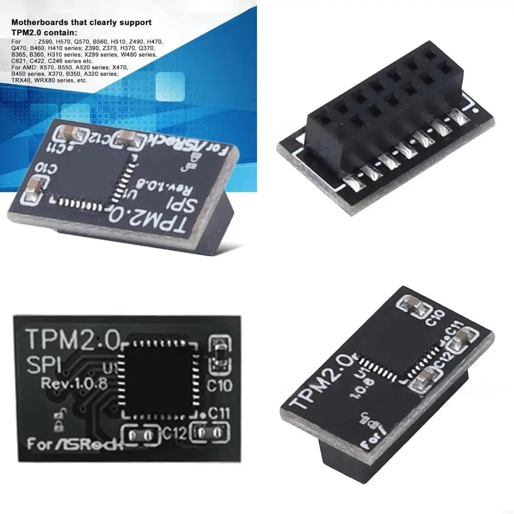 

C90F SPI 14Pin Module Motherboard Encryption Security Board Electronic Component