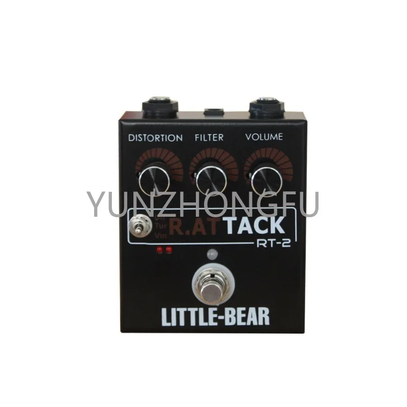 3 Gear Guitar Bass Distortion Effector Effect Stompbox Effector Fuzzy Pedal Led