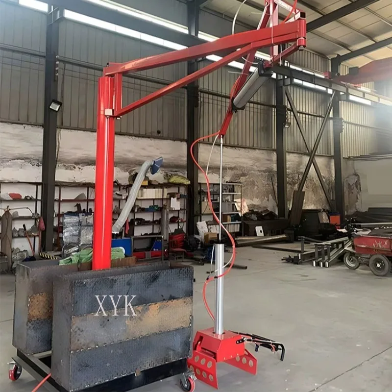 Pneumatic Mechanical Gripper Loading Unloading Cement Palletizer Mobile Handler Crane Truck Mounted Assist Arm Balance Hoist