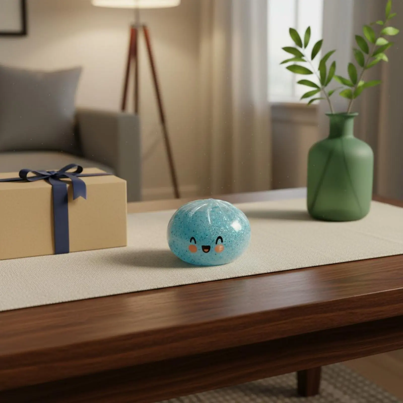 Steamed Bun Squishy Soft Bun Squishy Stress Relief Easy to Grip for Desk