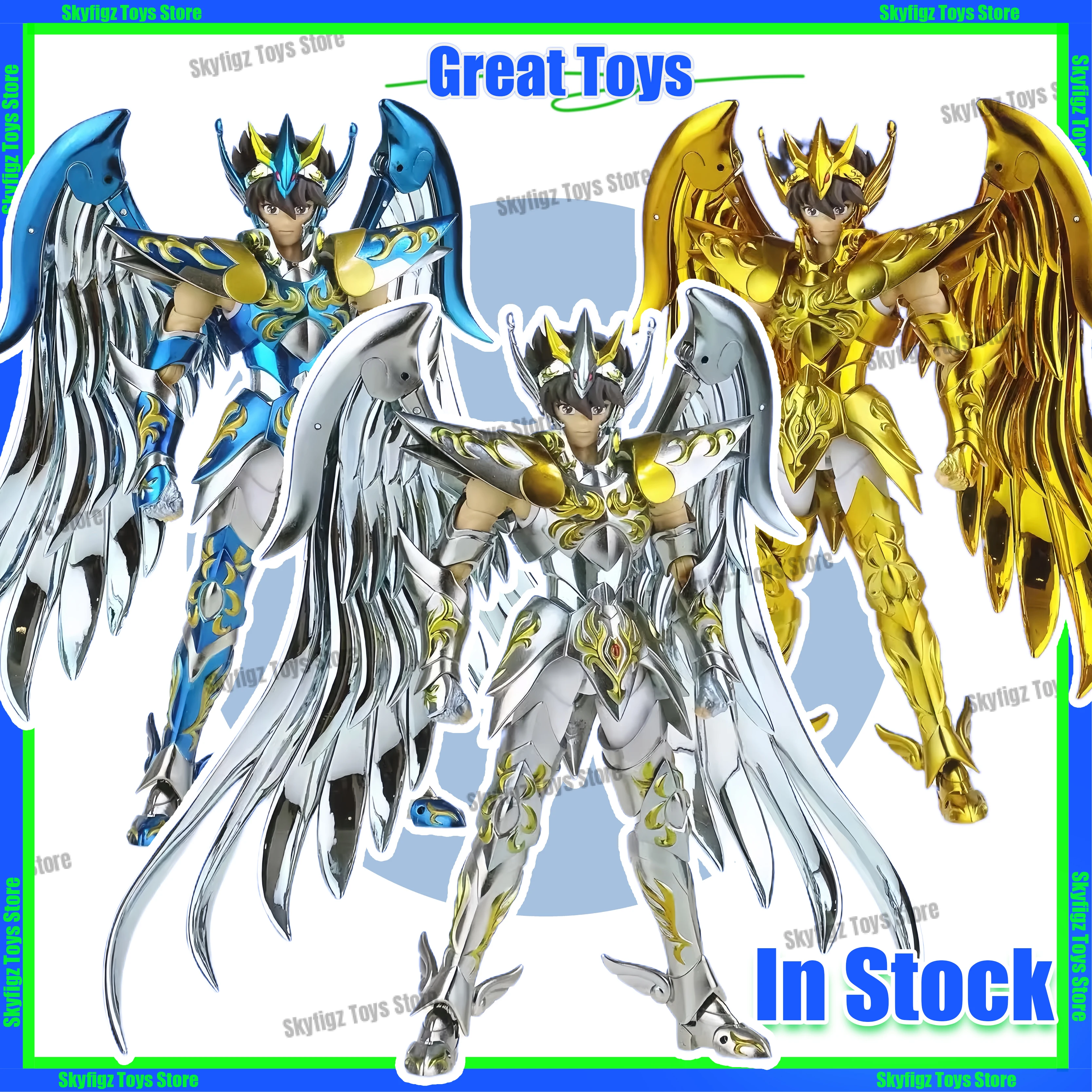 

В наличии GT Godly Pegasus Saint Seiya Одежда Warrior Myth Model Ex Godly Seiya Золотая пересмотренная версия Новые крылья Новые крылья