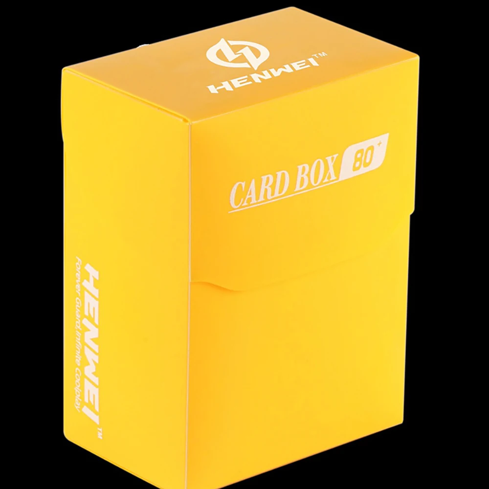 80 + Card Deck Box PP Materiaal Draagbare Veel Kleur TCG Kaarten Case voor MTG/YGO/TCG verzamelen PP Opslag