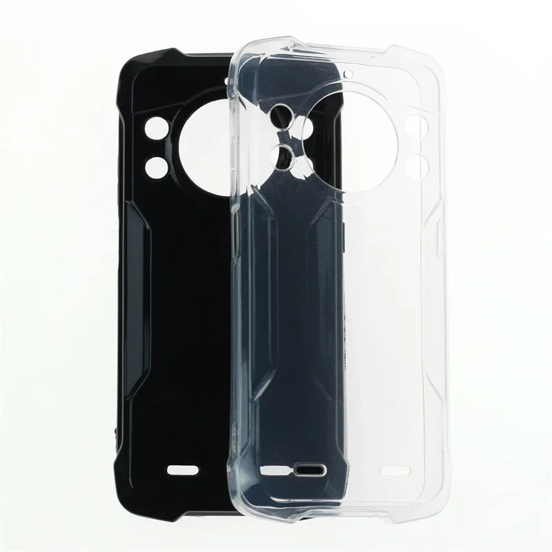 Dla Cubot KingKong 9 Etui na telefon Miękka silikonowa osłona tylna dla Cubot KingKong9 Czarne przezroczyste etui ochronne Coque — zdjęcie 3