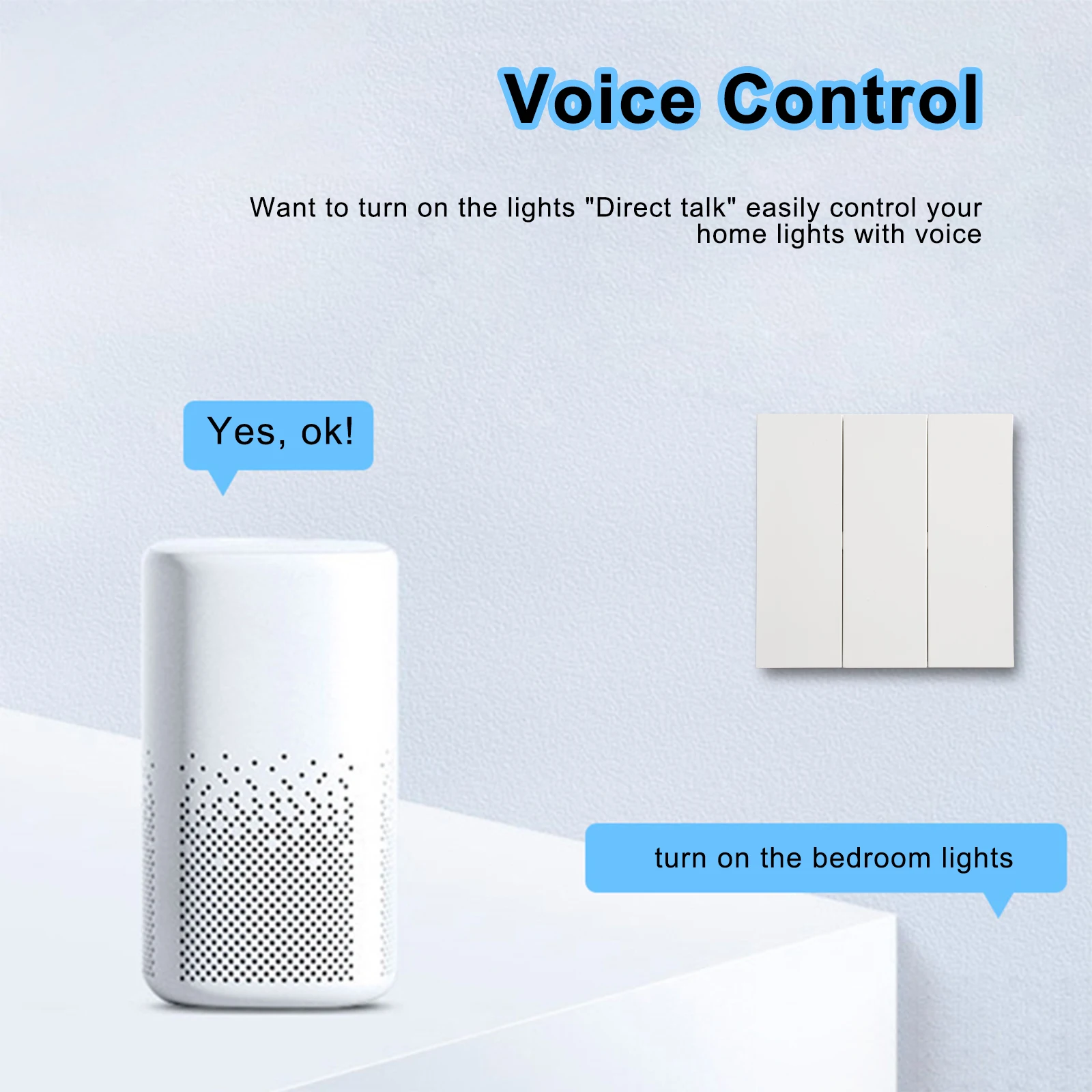 

86*86*15mm Wireless Scene Switch No Punching Wireless Remote Control Control Other Devices Create Smart Scenes