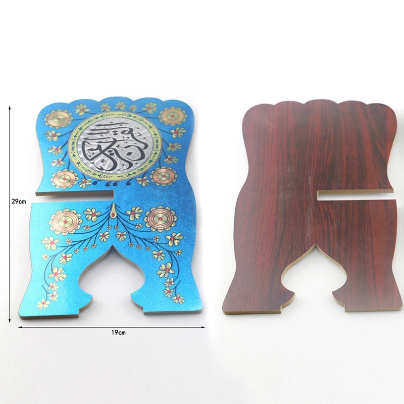 A48R-Wood Book Stands Intersect Frame Wood Book Holder,Open Bookstand For Display Reading For Art,Bible,Cookbook