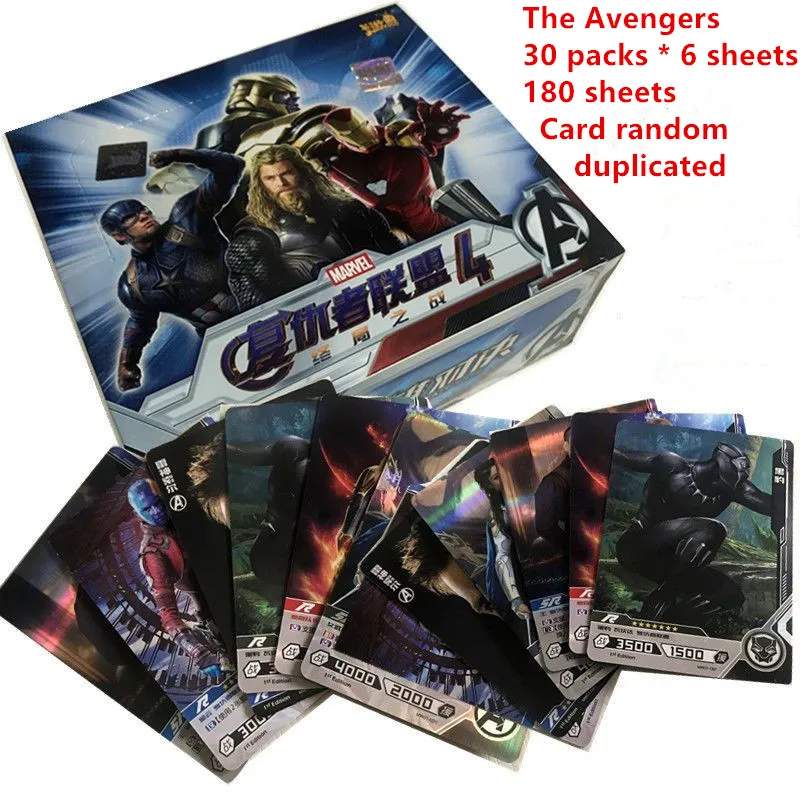 Anime KAYOU Marvel Hero Battle Booster Packs DC Legend Series Rare UR Superhero Game Card Collection Play Card Games Toys Gifts
