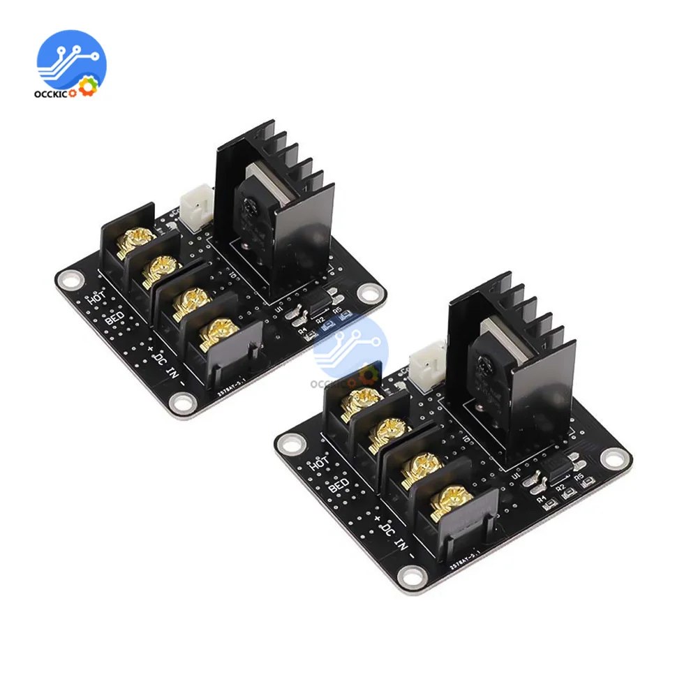 25A 3D Máy In Nóng Giường Công Suất Cao Mở Rộng Ban Làm Nóng Bộ Điều Khiển MOSFET Cao Hiện Tải Mô Đun DC12V-24V Cho 3D máy In