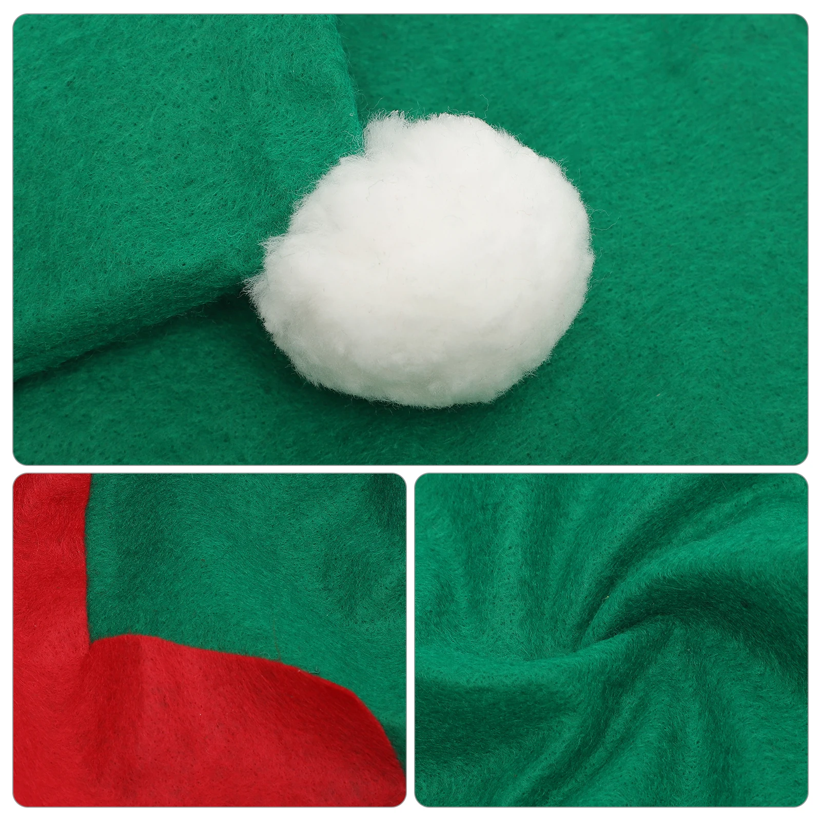 

4pcs Christmas Chair Covers Seat Covers Machine Washable Green Home Party Decoration Dining Chair Slipcovers Protector