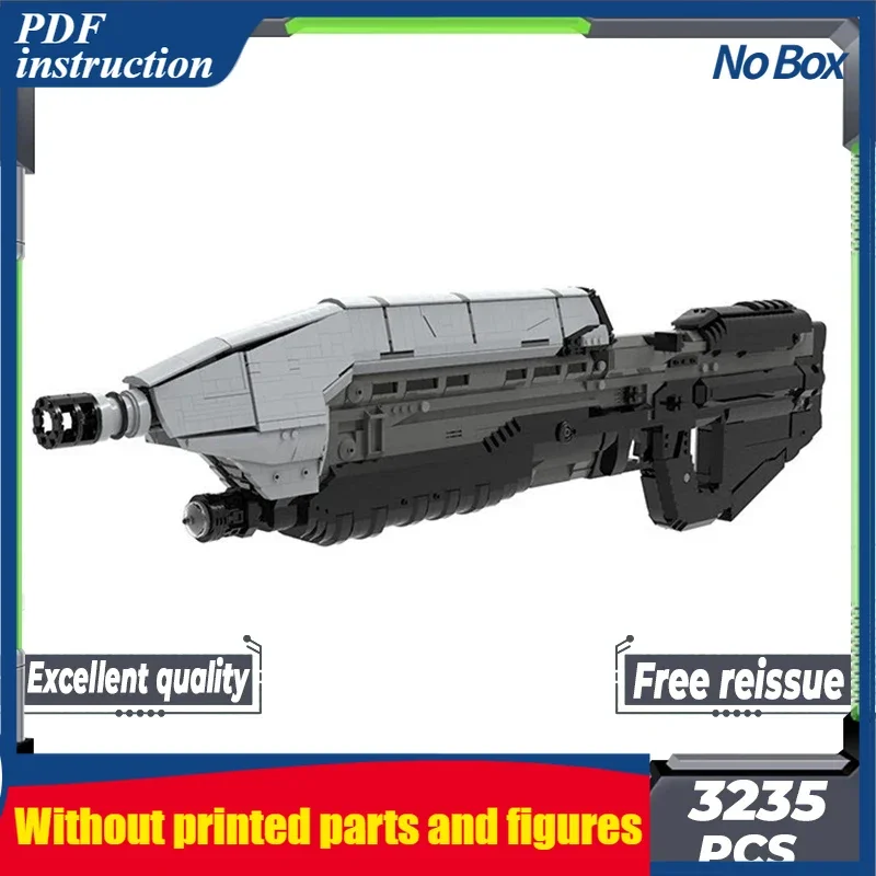 

Popular Military Game Model Moc Building Bricks MA5D Assault Rifle Technology Blocks Gifts Toys DIY Sets Assembly Christmas