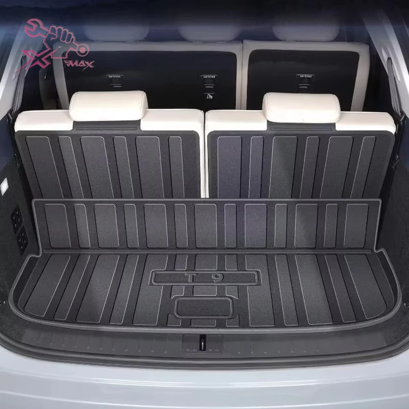 

For Chery Fulwin T9 2024-2025 TPE Custom Fit Car Trunk Mat All Season Cargo Mat 3D Shaped Laser Measured Trunk Liner