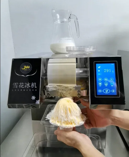 Bingsu Machine Snow Shaved Ice Machine 485lbs 220kg Per Day Embraco Compressors For Milk Tea Shop\Restaurant Etc