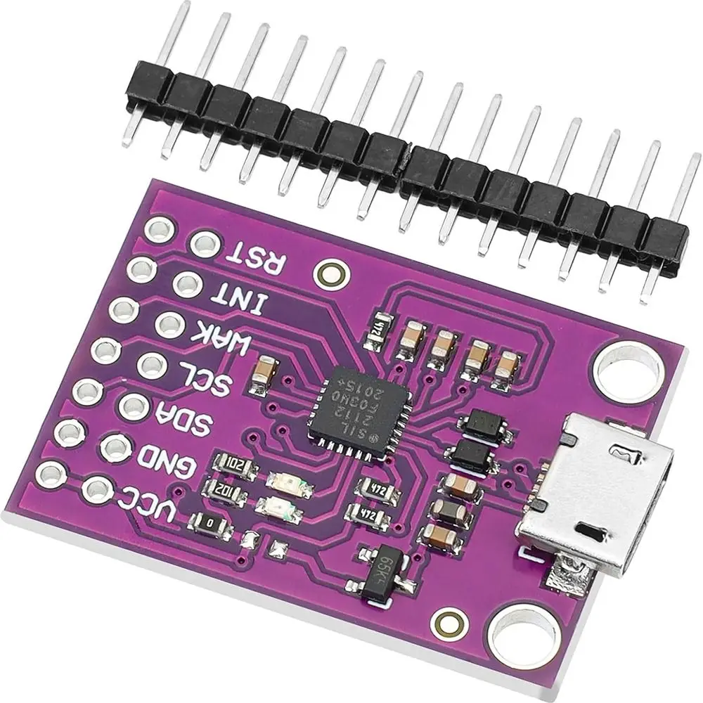 Аксессуары DIY Модуль CP2112 Программируемый USB 2.0 Плата USB к SMBus/I2C Встроенная плата отладки 194 байта CCS811 Аксессуары DIY Модуль CP2112 Программируемый USB 2.0 Плата USB к SMBus/I2C Встроенная плата отладки 194 байта CCS811