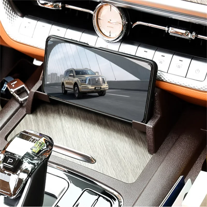 

Для Great Wall GWM WEY Tank 500 2022 2023 2024, аксессуары Interi, автомобильный центральный ящик для хранения, чашка для воды, держатель для мобильного телефона