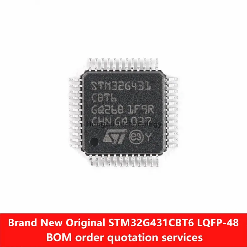 New and Original STM32G431CBT6 LQFP-48 ARM Cortex-M4 32-bit Microcontrollers-MCUs