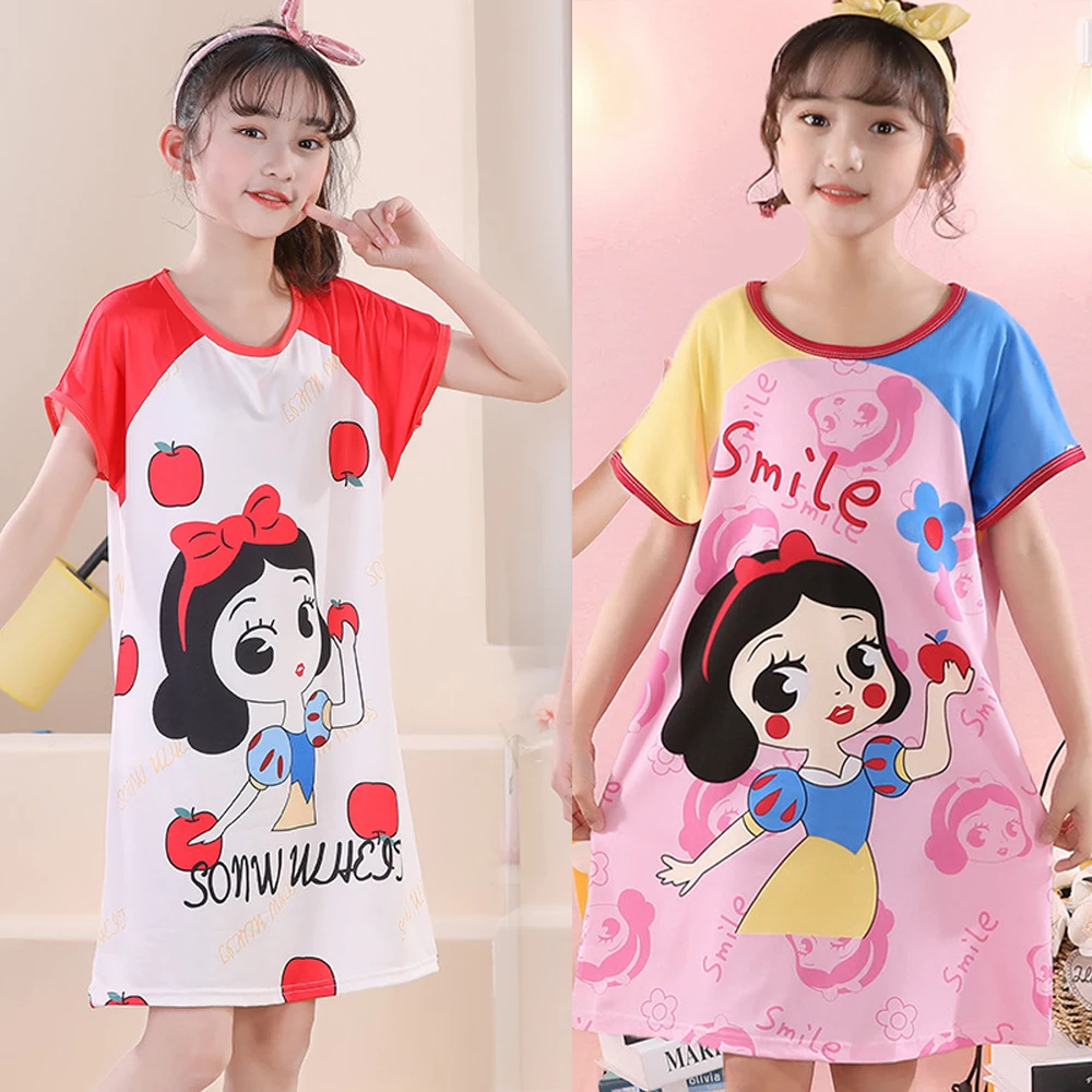 Miniso Disney Camicie Da Notte Per Ragazze Adolescenti Abbigliamento Rosa Melody Stampa Bambina Pijama Camicia Da Notte Estiva Bambino Pigiama Per Bambini