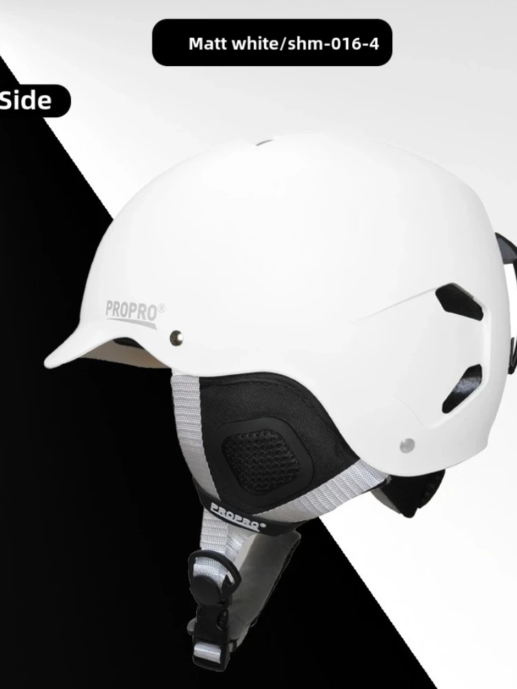 PROPRO Skihelmen voor ABS+EPS Veiligheid Winddicht met gehoorbescherming voor skiën Lichtgewicht integraal gegoten ski-helm voor volwassenen