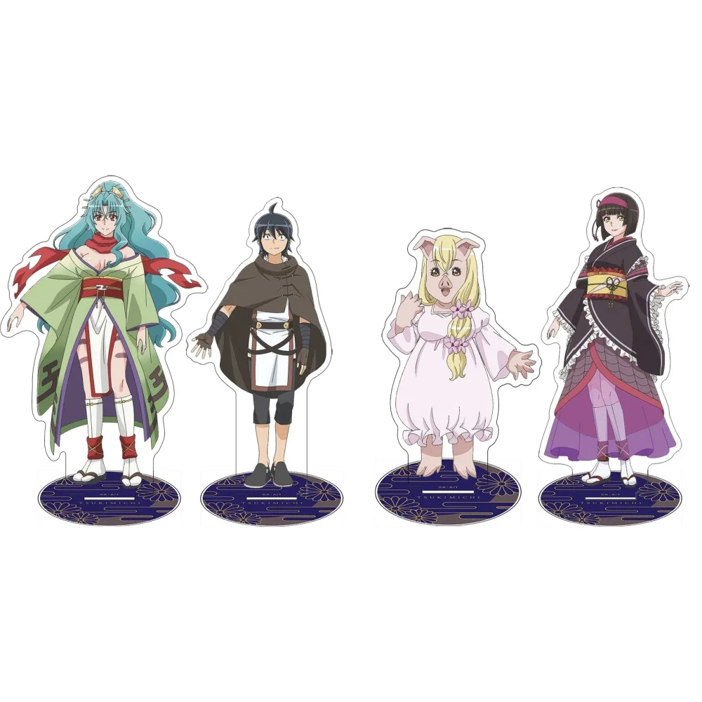 Fans Charm Gifts Anime Tsukimichi: Moonlit Fantasy Tomoe Shiki Makoto Misumi HD Figure Acrylic Stand Desktop Decor About 15cm