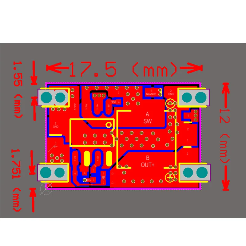 3A Step-down Module DC Power Supply 30V-24V-9V-12V To 5V 3.3V Fixed Output DC-DC Step-down Board