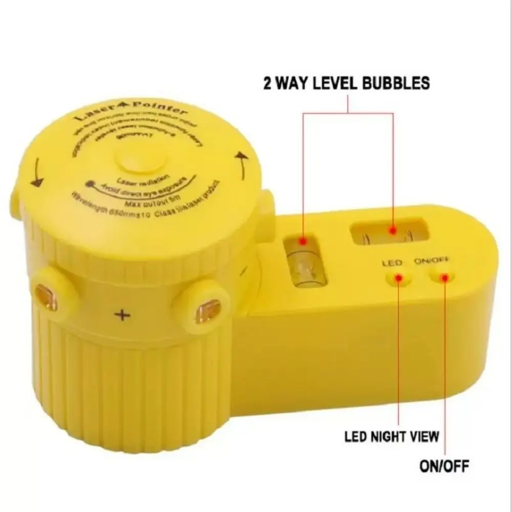 

4 in 1 Laser Level Meter with Rotate Tripod LED Indicator Measuring Laser Ruler Vertical Horizontal Multifunction