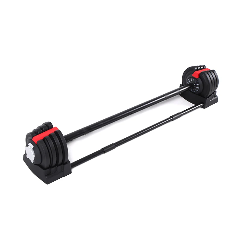 

Hot Selling Family Gym Exercises Arm Muscle Weight Adjustable Weight Lifting Fitness Barbell Set